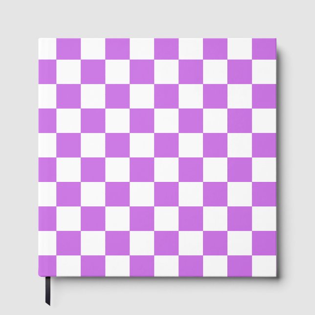 Livre D'or Classic visual magenta checkerboard  (Recto)