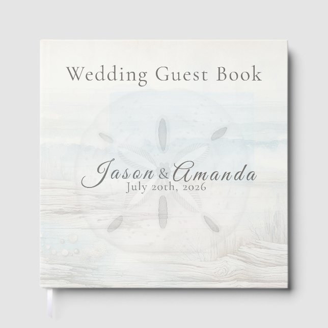 Livre D'or Coastal Minimalist Wedding (Recto)