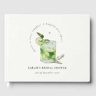 Livre D'or Cocktail de mariage élégant Green Margarita Bridal