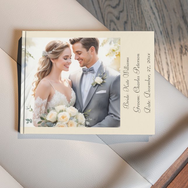 Livre D'or Code Qr personnalisé de photo moderne (Créateur téléchargé)