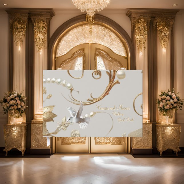 Livre d'or Colibri Blanc (Créateur téléchargé)