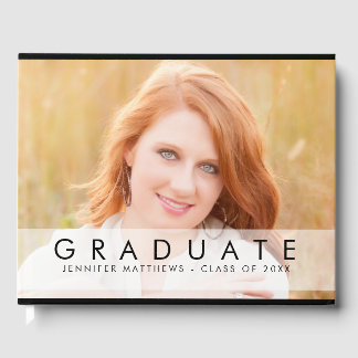 Livre D'or Collage photo de superposition moderne Graduation