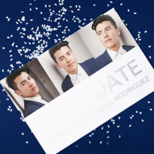 Livre D'or Collage photo minimaliste Graduation