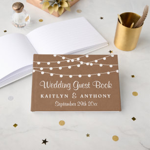Livre D'or Collection de Mariages Rustic Kraft