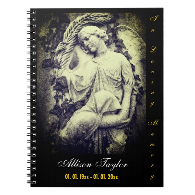 Livre d'or commémoratif ou funéraire - avec Angel (Devant)