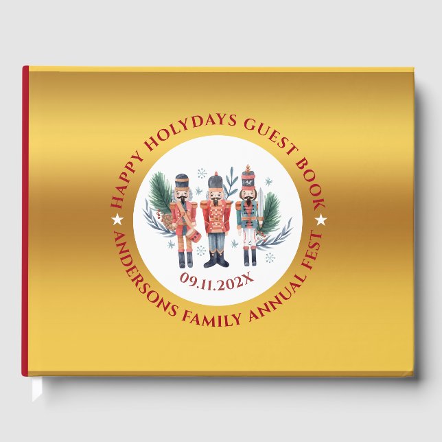 Livre D'or Composition des noix de cou de Noël (Recto)