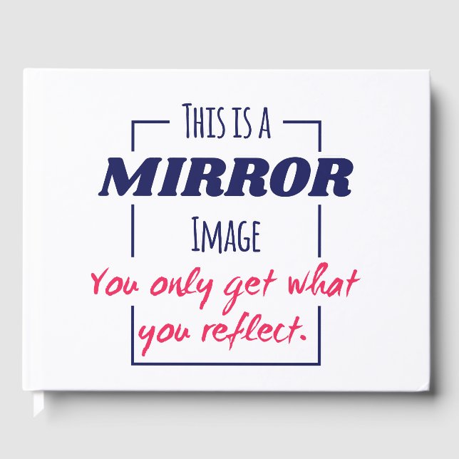 Livre D'or Conception de motivation Mentalité de réflexion da (Recto)