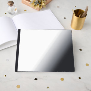 Livre D'or Conception simple noire personnalisée Ajouter une