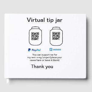 Livre D'or Conseil virtuel jar q r code argent don PayPal ven