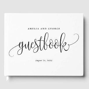 Livre D'or COULEUR ÉDITABLE Belle Calligraphie LCC Mariage