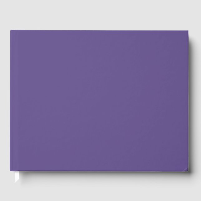 Livre D'or Couleur uni violet ultra violet (Recto)