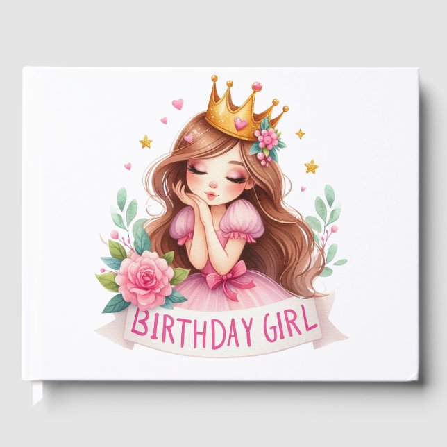 Livre D'or Couronne de princesse d'anniversaire (Recto)