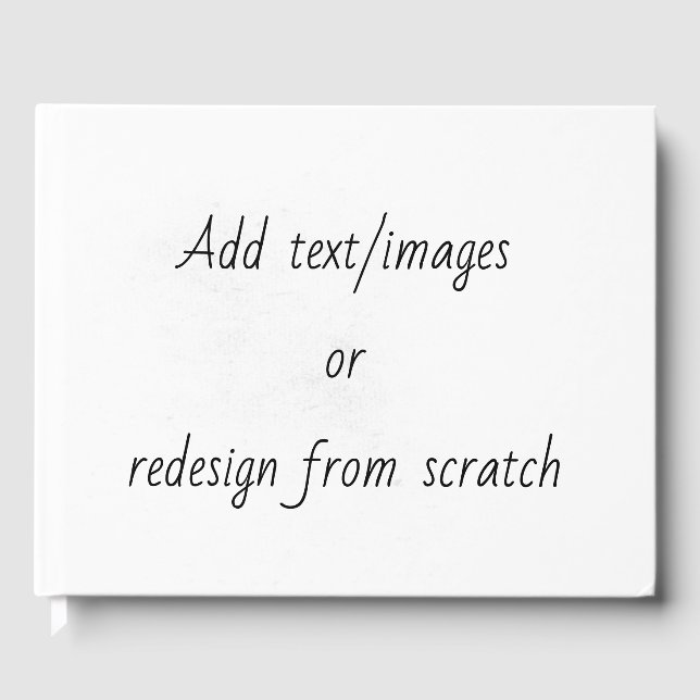 Livre D'or Create Your Own (Recto)