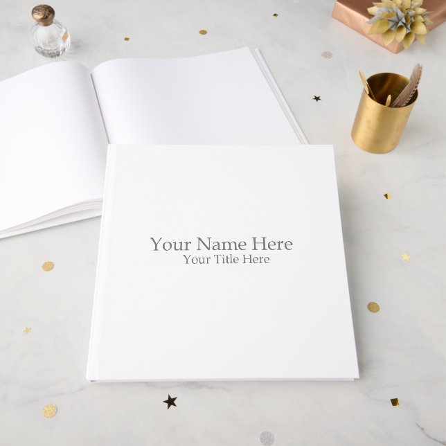 Livre D'or Create Your Own (Recto ouvert)