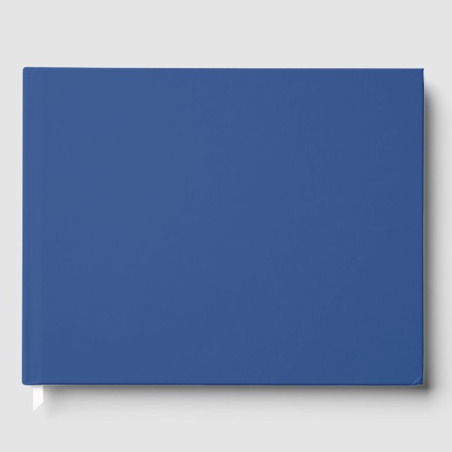 Livre D'or Créer votre propre - Bleu profond (Recto)