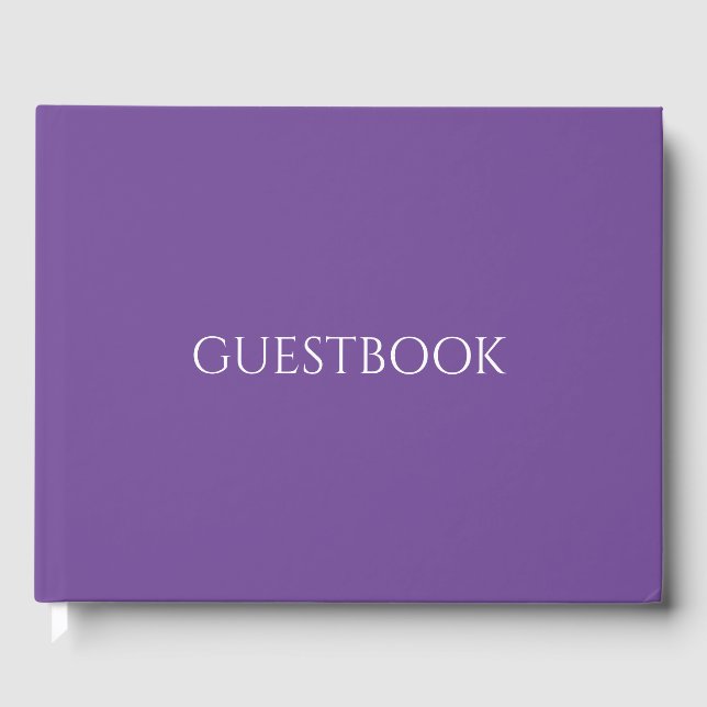 Livre D'or Créez le Vôtre - Violet (Recto)