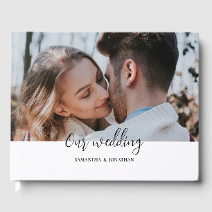 Livre D'or Croisière aquarelle mariage moderne simple