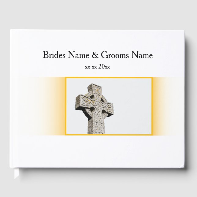 Livre D'or Croix écossaise-Mariage-celtique (Recto)