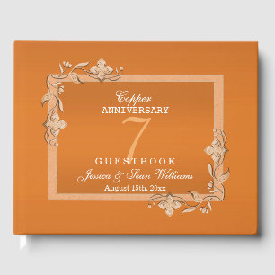 Livre D'or Cuivre Gemme & Paillettes 7e anniversaire de maria