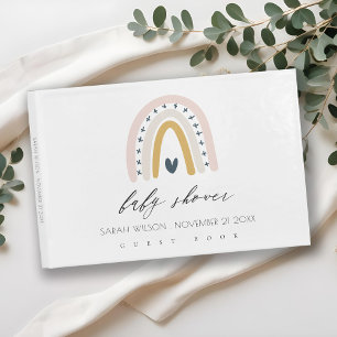 LIVRE D'OR CUL BLEU BLUSH RAINBOW COEUR ENFANTS BABY SHOWER