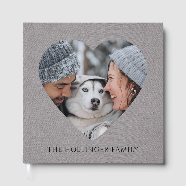 Livre D'or Custom Family Photo Album Book (Recto)