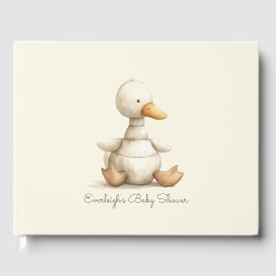 Livre D'or Cute Baby shower Canard farci Animal