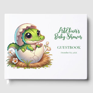 Livre D'or Cute Kawaii Baby shower d'éclosion d'alligator béb