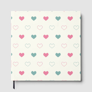 Livre D'or Cute Simple Heart Pattern