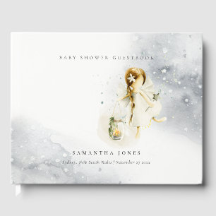 Livre D'or Cute Starry Magique Aquarelle Baby shower de fée