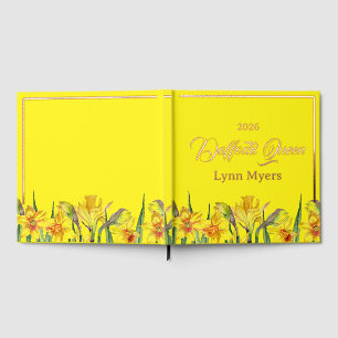 Livre D'or Daffodique Foil Scrapbook Festival de Concours de 