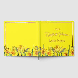 Livre D'or Daffodique Foil Scrapbook Festival de Concours de 