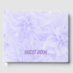 Livre D'or Dahlias En Bleu