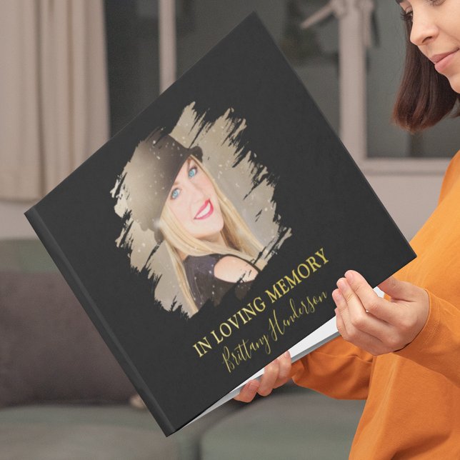 Livre D'or Dans la mémoire aimante | Mémorial photo (Créateur téléchargé)