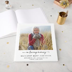 Livre D'or Dans Loving Memory Photo Funeral 12x12