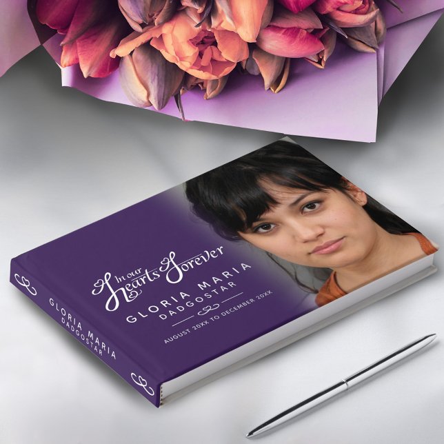 Livre D'or Dans nos coeurs pour toujours funérailles photo vi (Créateur téléchargé)