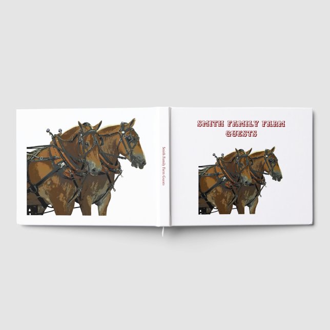 Livre d'or d'attelage de chevaux de trait belges (Complet)