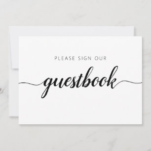 Livre d'or de calligraphie moderne Sign
