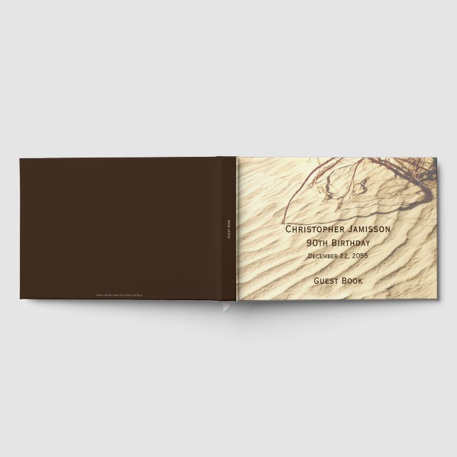Livre d'or de fête d'anniversaire Ondulations dans (Complet)