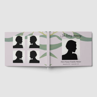 Livre d'or de funérailles Eucalyptus
