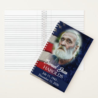 Livre d'or de funérailles militaires drapeau améri
