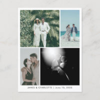 Livre d'or de la carte postale mariage personnalis