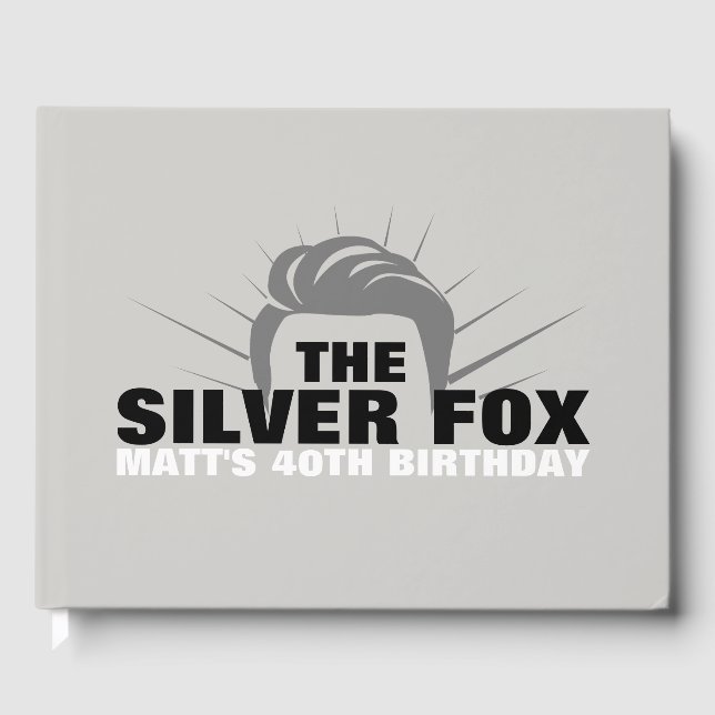 Livre d'or de la fête d'anniversaire masculine (Recto)