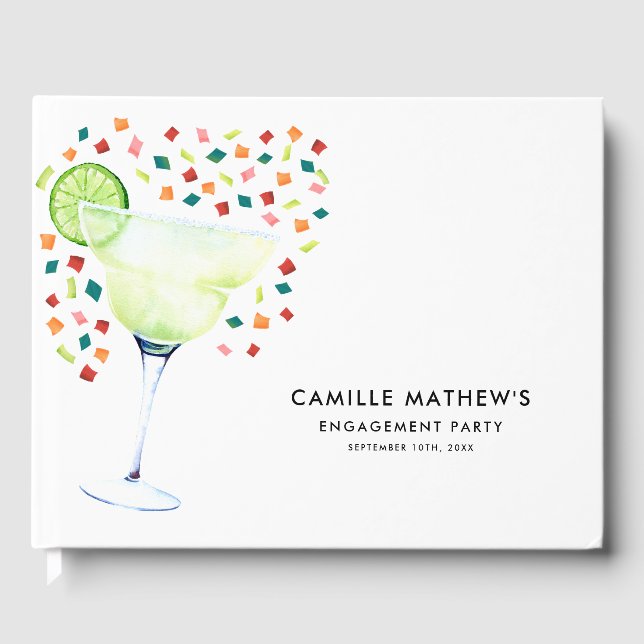 Livre d'or de la fête de fiançailles Fiesta (Recto)