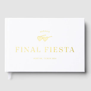 Livre d'or de la fête d'enterrement de vie de jeun