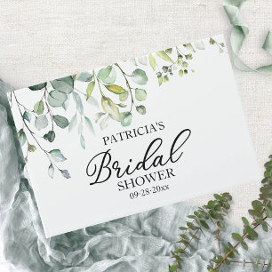 Livre d'or de la fête prénuptiale eucalyptus verdu
