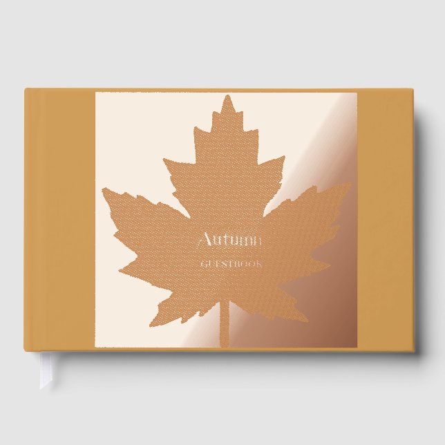 Livre d'or de la feuille d'érable d'automne (Recto)
