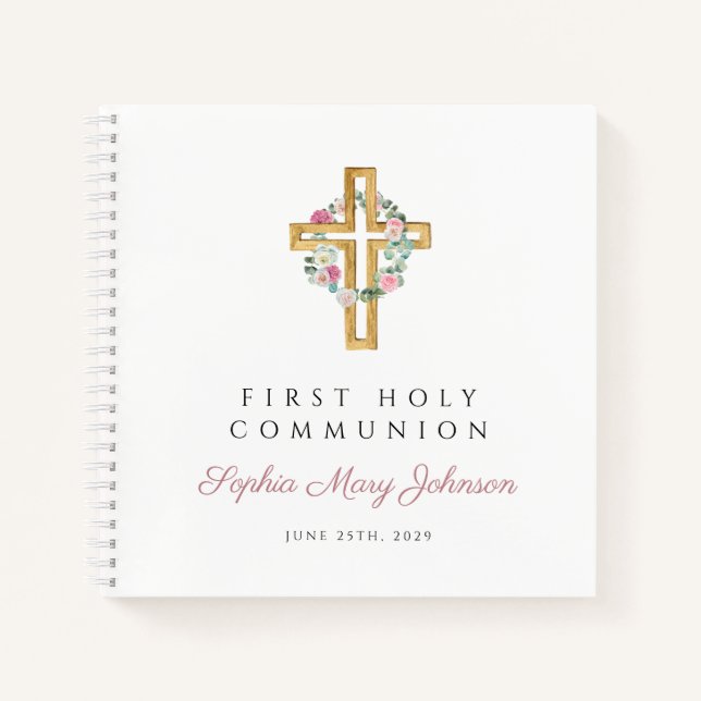 Livre d'or de la première communion de la couronne (Devant)