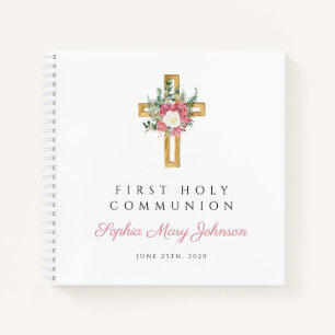 Livre d'or de la première communion de la fille à