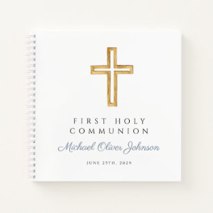 Livre d'or de la première communion religieuse Cro