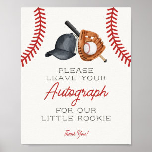 Livre d'or de la recrue de baseball Little Autogra